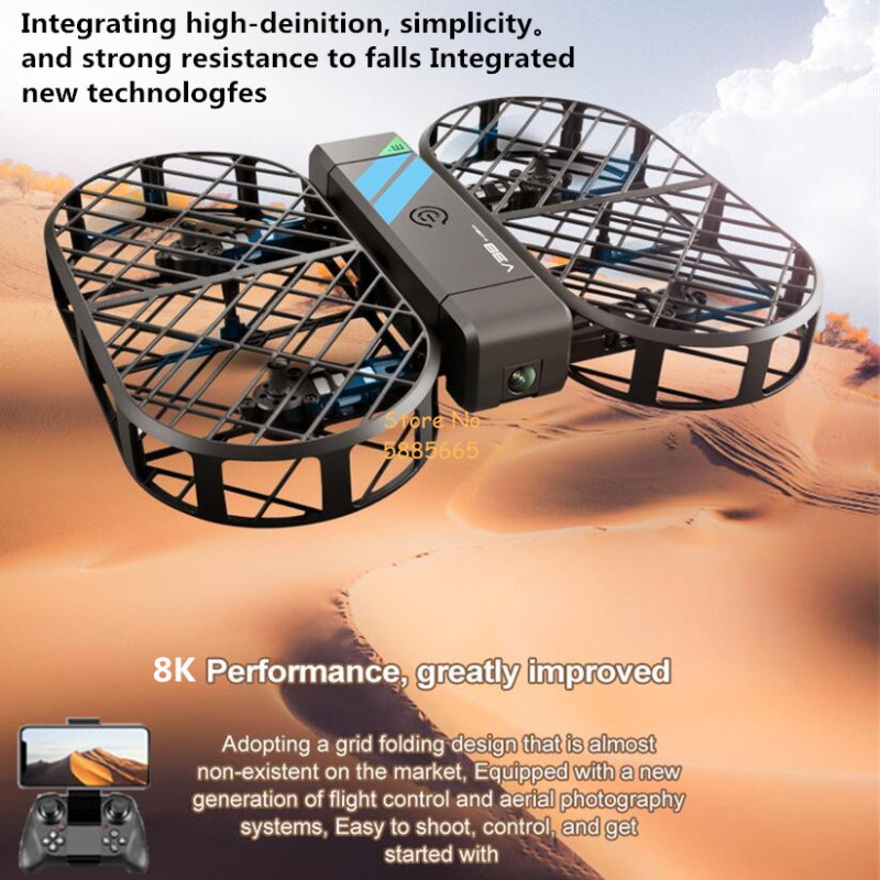 8K HD Camera 360° Protection O - Rc Helicopter Case recension och pris