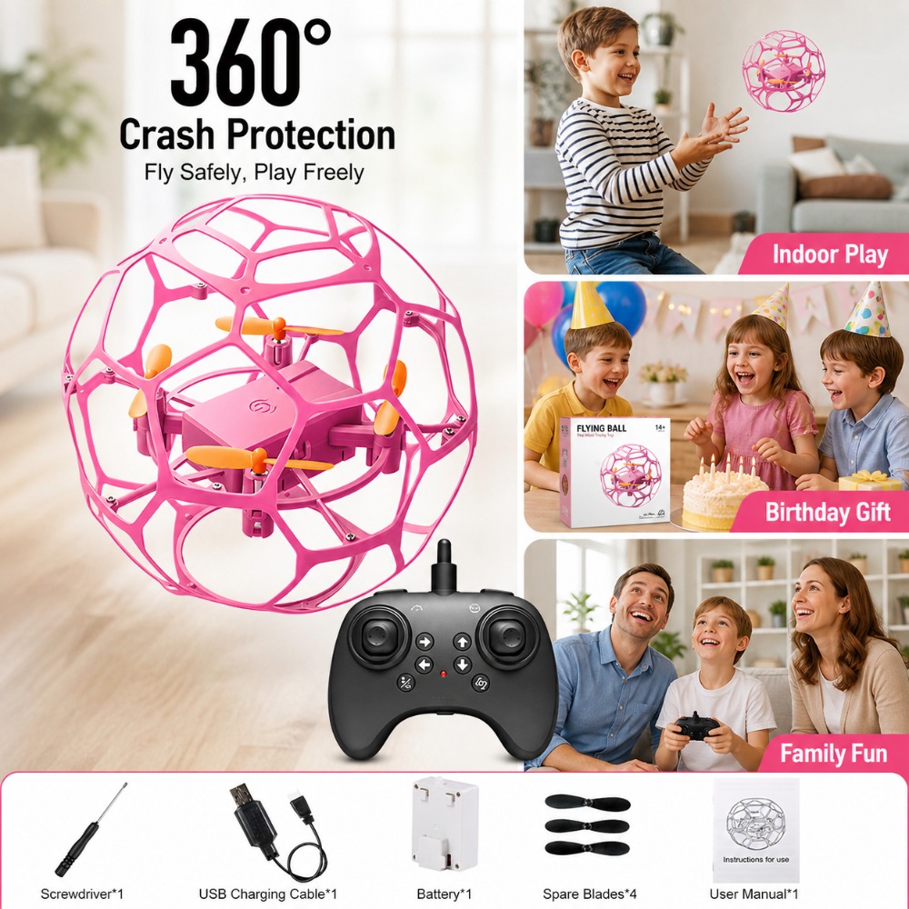 Football Shape RC Drone Quadco - Rc Helicopter Charger recension och pris