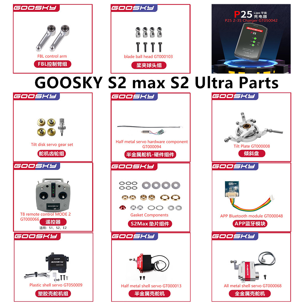 GOOSKY S2 max S2 Ultra RC Heli - Rc Helicopter Coaxial recension och pris