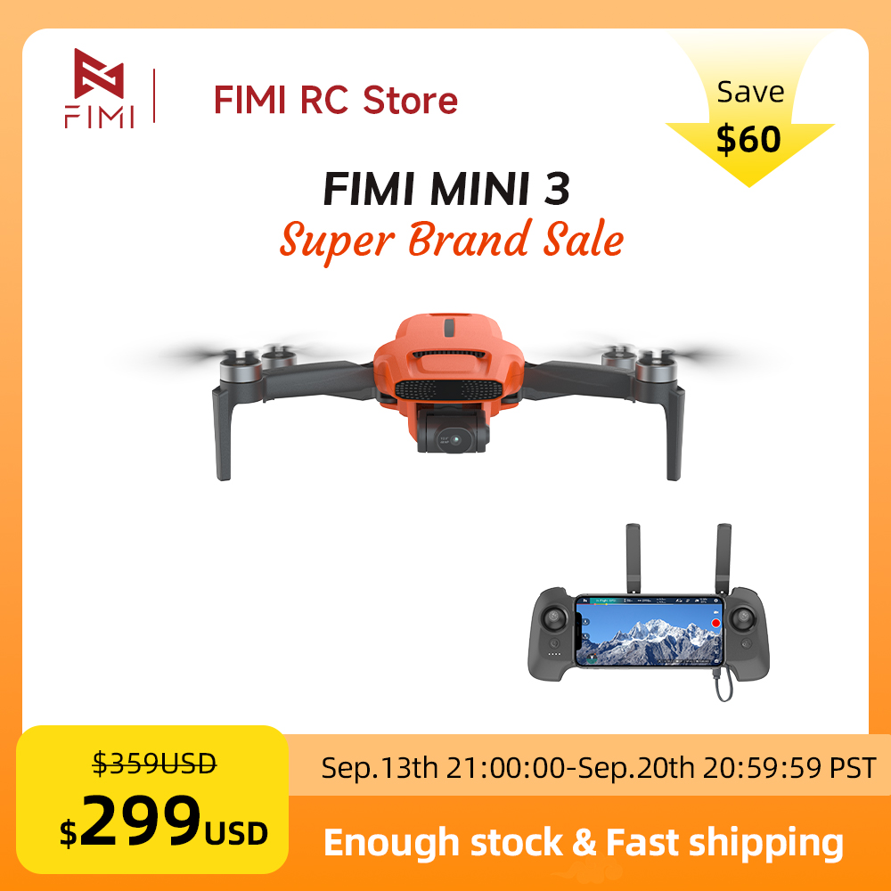 FIMI MINI 3 Camere Drone 4K 60 - Rc Helicopter Case recension och pris