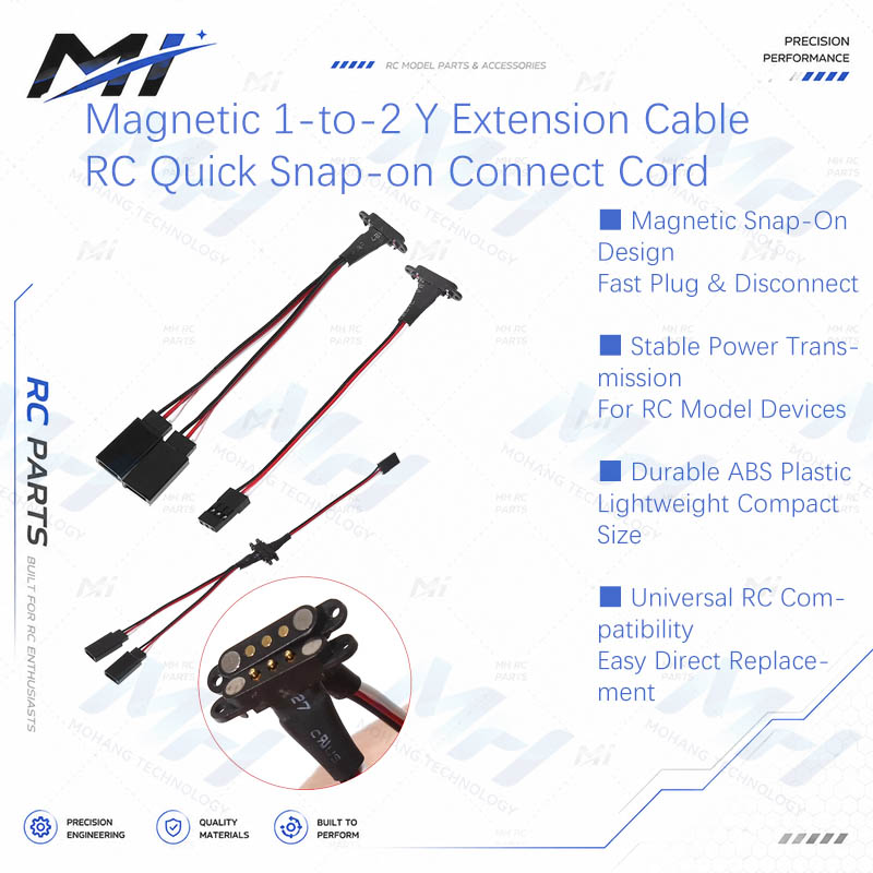 Magnetic 1-to-2 Y Extension Ca - Rc Helicopter Remote Control recension och pris